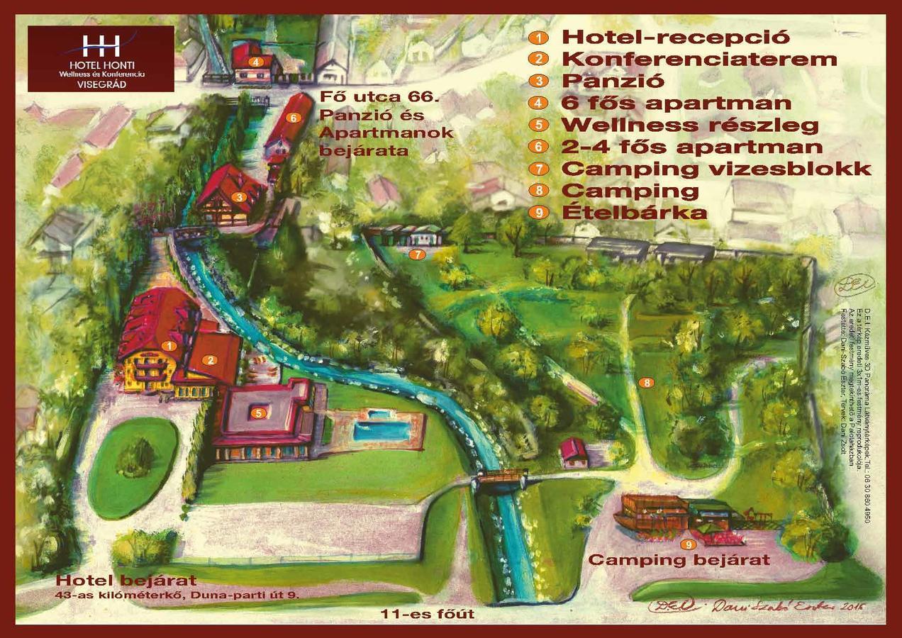 Hotel Honti Wellness Es Konferencia Szalloda فيشيغراد المظهر الخارجي الصورة